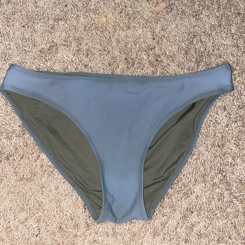 aerie green bottoms (full coverage)